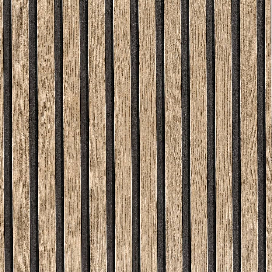 Wood Slat Wallpaper Peel and Stick - 17.5'' x 100'' Self Adhesive Contact Paper for Walls Wood Pa... | Amazon (US)