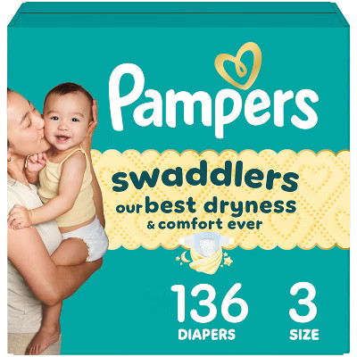 Pampers Swaddlers Sensitive Disposable Diapers - (Select Size and Count) | Target