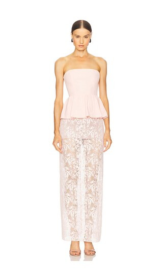 x REVOLVE Cherise Dress in Mochi | Revolve Clothing (Global)