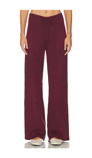 Maja Knit Pant in Cherry Lacquer | Revolve Clothing (Global)