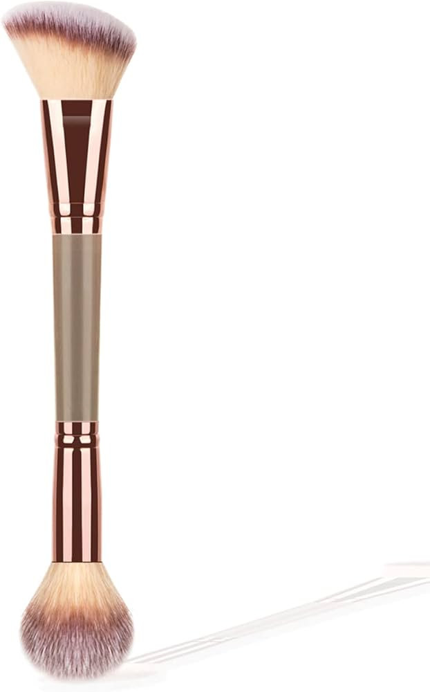 KINGMAS Foundation Makeup Brush, Double Ended Makeup Brushes for Blending Liquid Powder, Conceale... | Amazon (US)