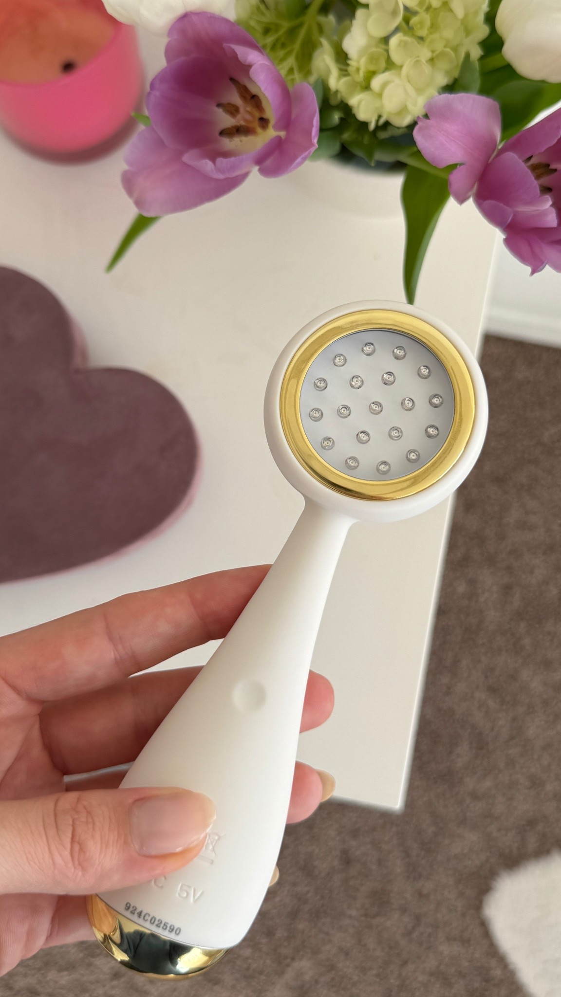 my red light therapy tool is so easy to use & perfect sized for on the go 💗 red light is great for collagen production and I can’t wait to see the results after regular use #gifted 

#LTKbeauty #LTKspring