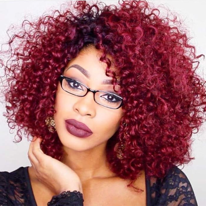 7 Packs GoGo Curl Crochet Hair 10 Inch Short Curly Crochet Hair for Women Burgundy Water Wave Bea... | Amazon (US)