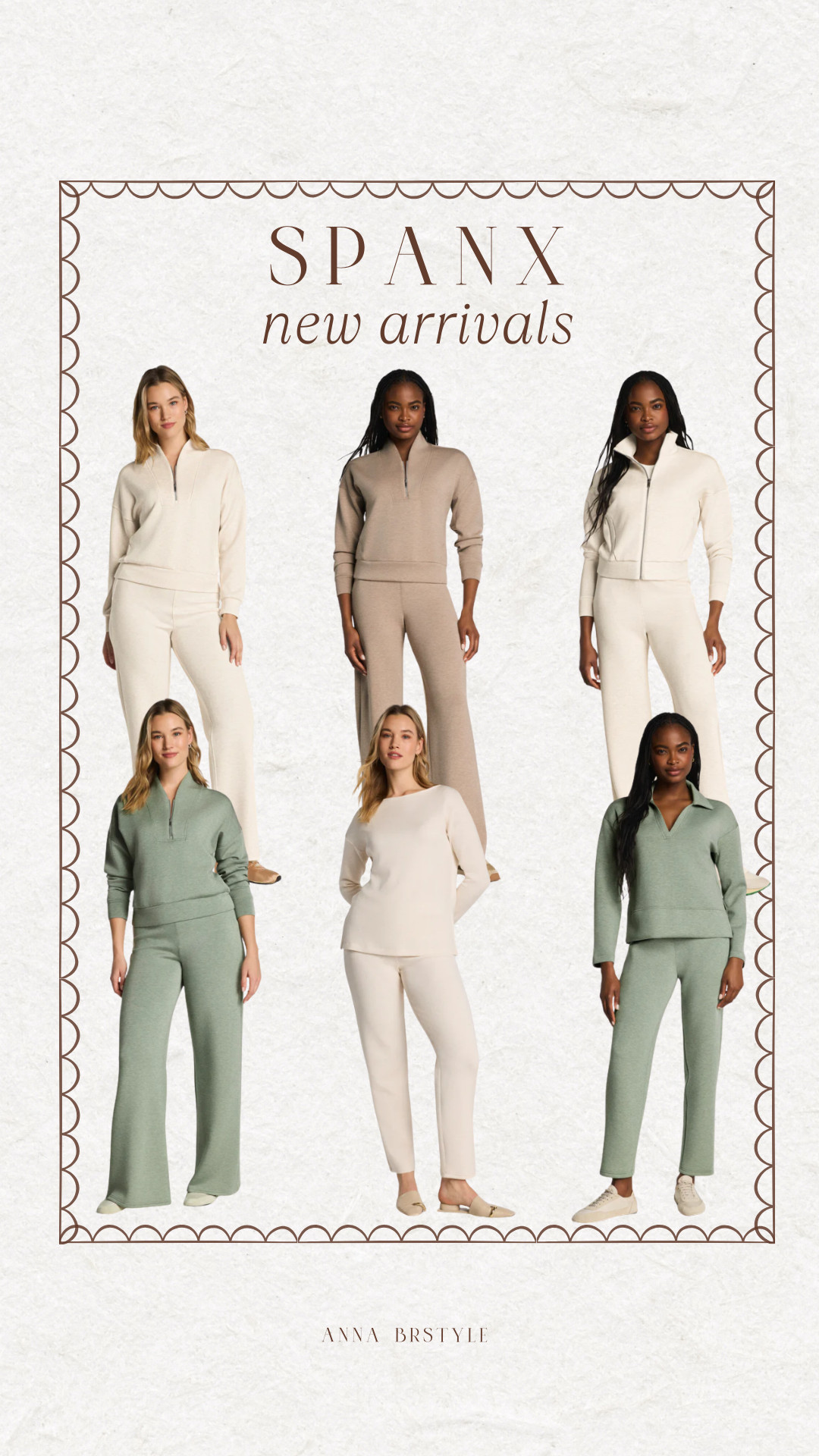 Spanx new arrivals code ANNAMXSPANX. 

spring outfit, loungewear, neutral outfit, comfy style, comfy chic, annabrstyle, anna monteiro, blushingrosestyle. 

 #LTKOver40