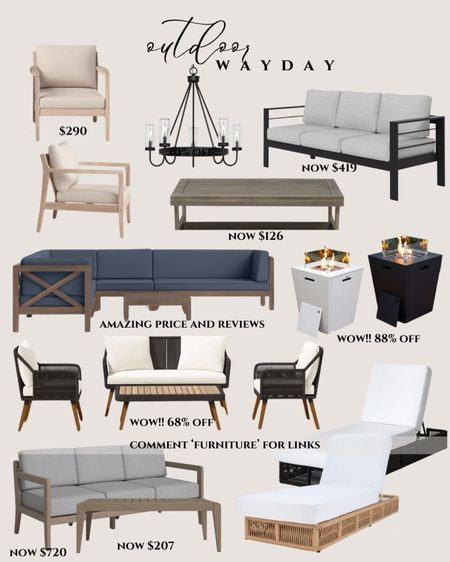 Wayfair’s Way Day is here 5/4 - 5/6 and they’re offering up to 80% off plus free shipping on EVERYTHING!! 
@Wayfair #Wayfairpartner #sale  #Wayfair

Outdoor furniture modern. Patio chaise lounge modern. Outdoor accent chair patio 

#LTKsalealert #LTKhome