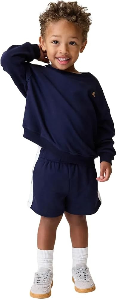 GAP baby-boys Icon French Terry Knit Short Set | Amazon (US)