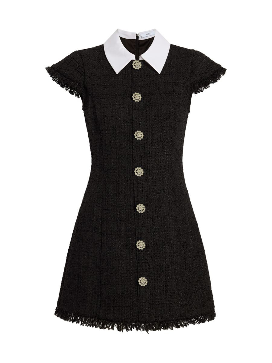 Riello Collared Tweed Minidress | Saks Fifth Avenue