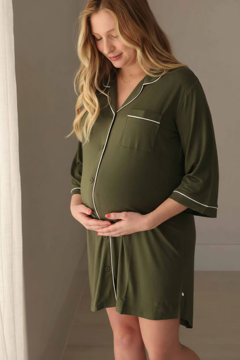 Labor & Delivery Nightgown | Olive | Caden Lane