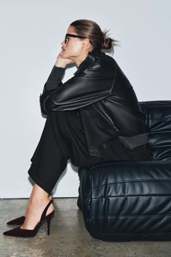 VELVET EFFECT HEELS | Zara US