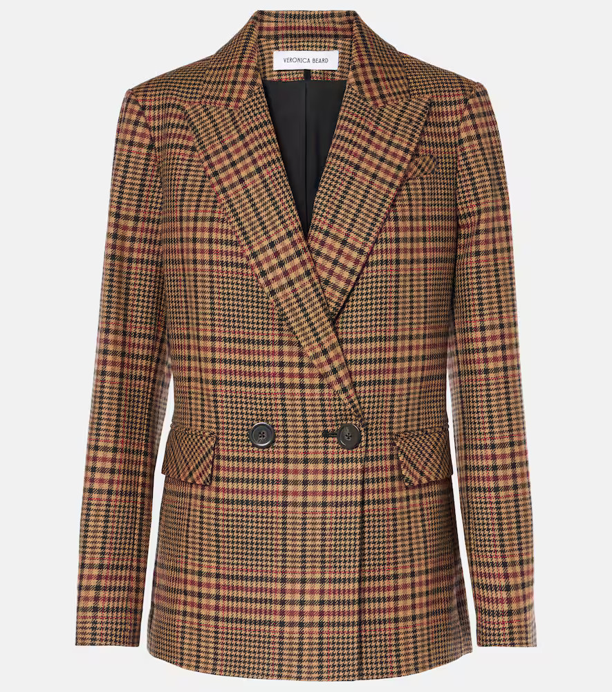 Veronica Beard Sevyn plaid virgin wool blazer | Mytheresa (US/CA)
