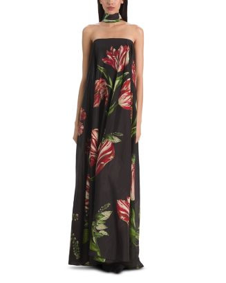 Maricela Strapless Voluminous Maxi Dress and Scarf | Bloomingdale's (US)