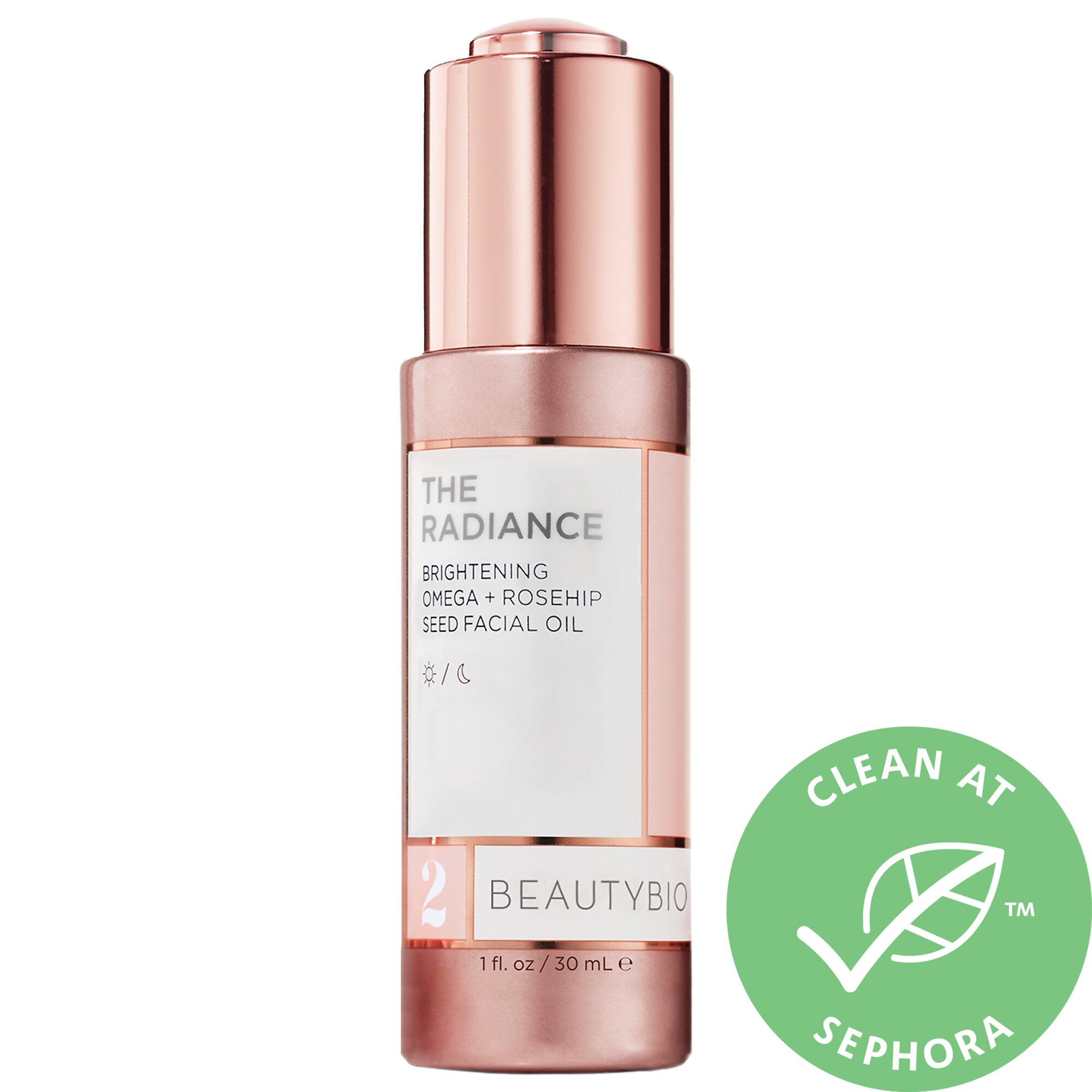 BeautyBio The Radiance Brightening Vitamin E + Rosehip Seed Facial Oil 1 oz/ 30 mL | Sephora (US)