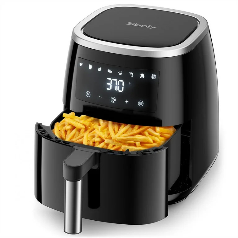 Sboly 8-in-1 Air Fryer, 6qt Air Fryer with Touch-Screen Panel and Temperature Control, Includes N... | Walmart (US)