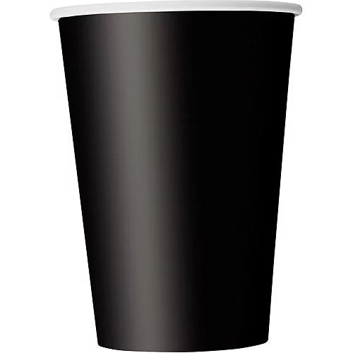 Paper Cups, 12 oz, Black, 10ct - Walmart.com | Walmart (US)
