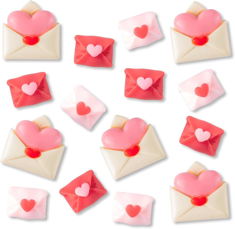 WATINC Valentines Fridge Magnets Decorations - 15PCS Valentine's Day Envelopes Refrigerator Magne... | Amazon (US)
