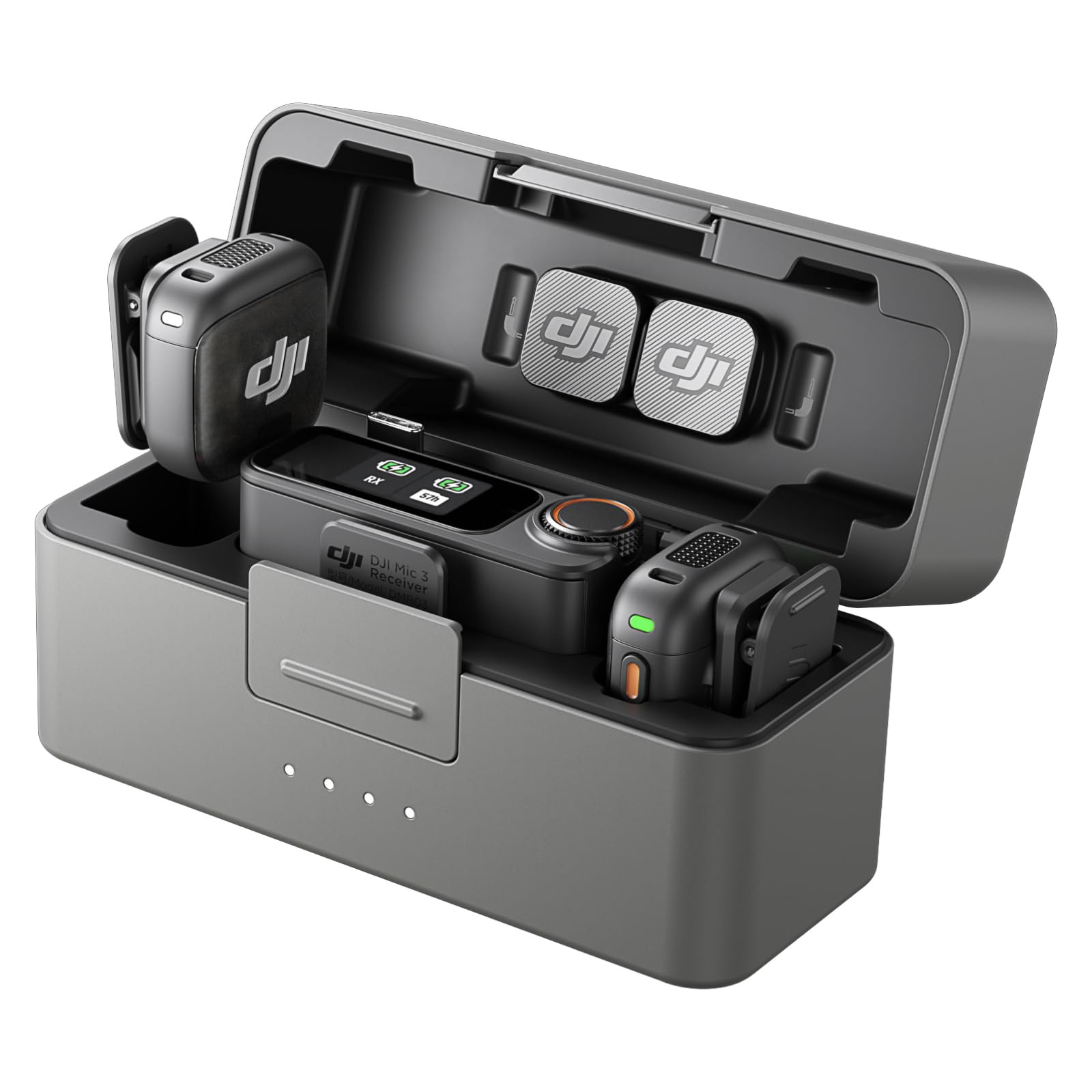 DJI Mic 3 (2 TX + 1 RX + Charging Case), Wireless Microphone for iPhone/Camera/Android, Ultraligh... | Amazon (US)