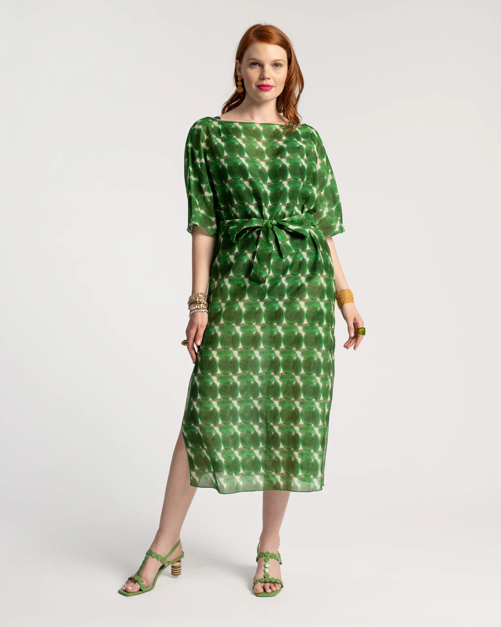 Marguerite Maxi Juniper Green | Frances Valentine