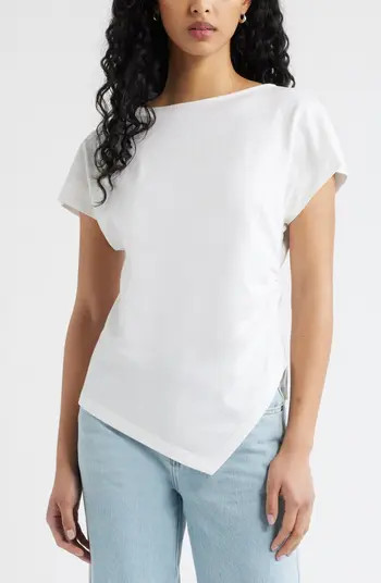 Asymmetric Cotton T-Shirt | Nordstrom
