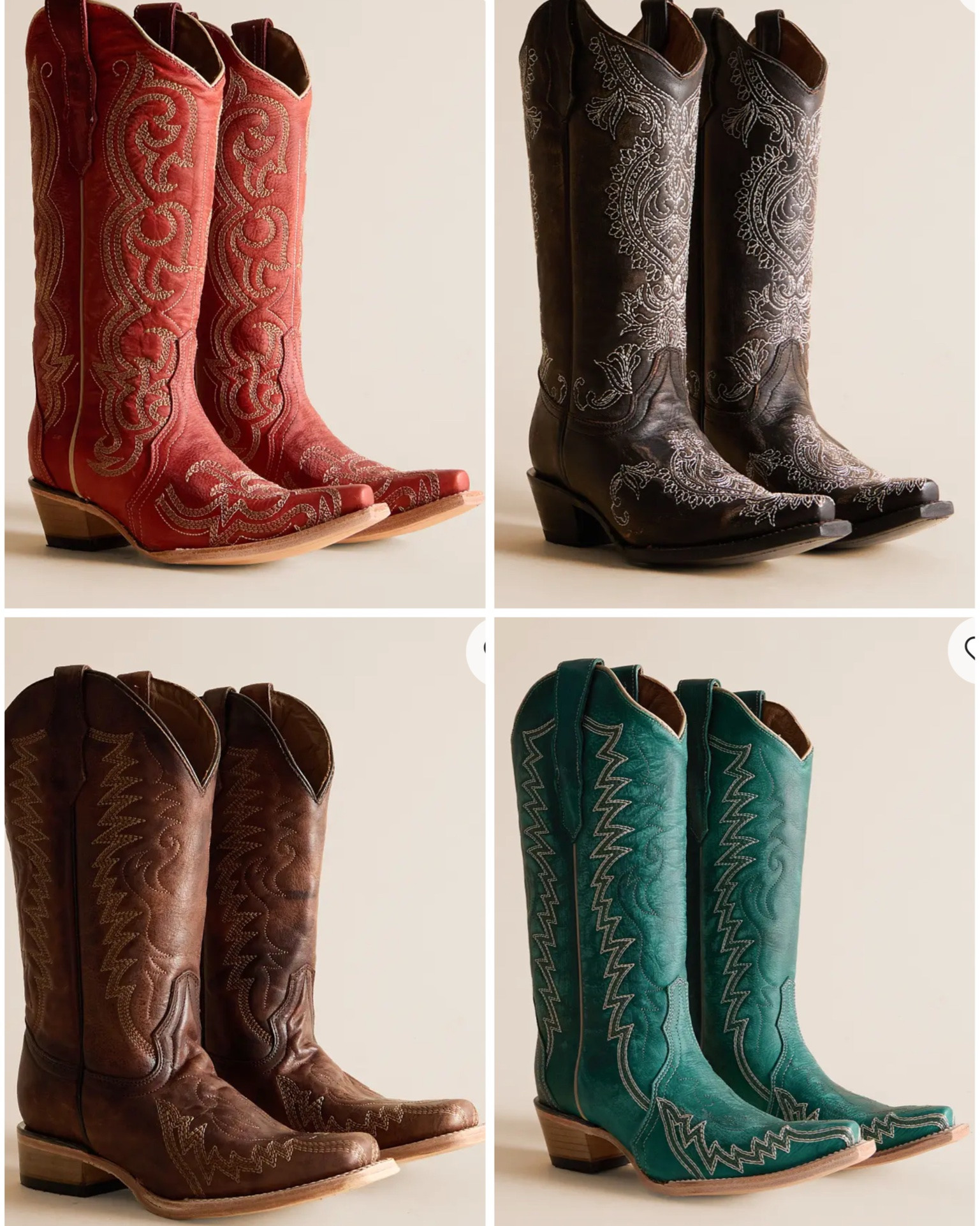 New pairs of boots! Every color & stitch designs are beautiful 😍

#LTKootd #LTKSeasonal