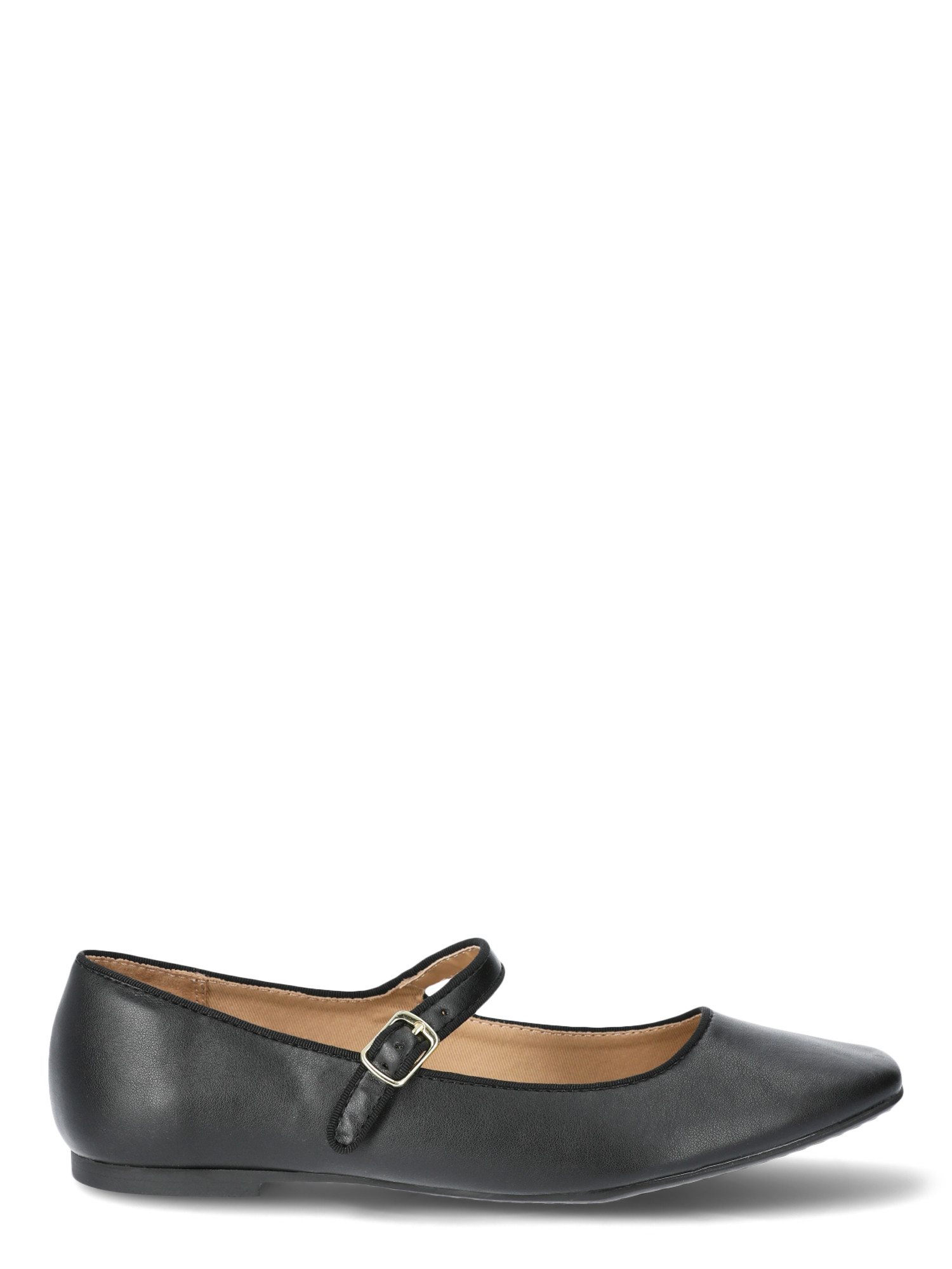Time and Tru Women's Faux Leather Mary Jane Flats, Sizes 6-11 - Walmart.com | Walmart (US)