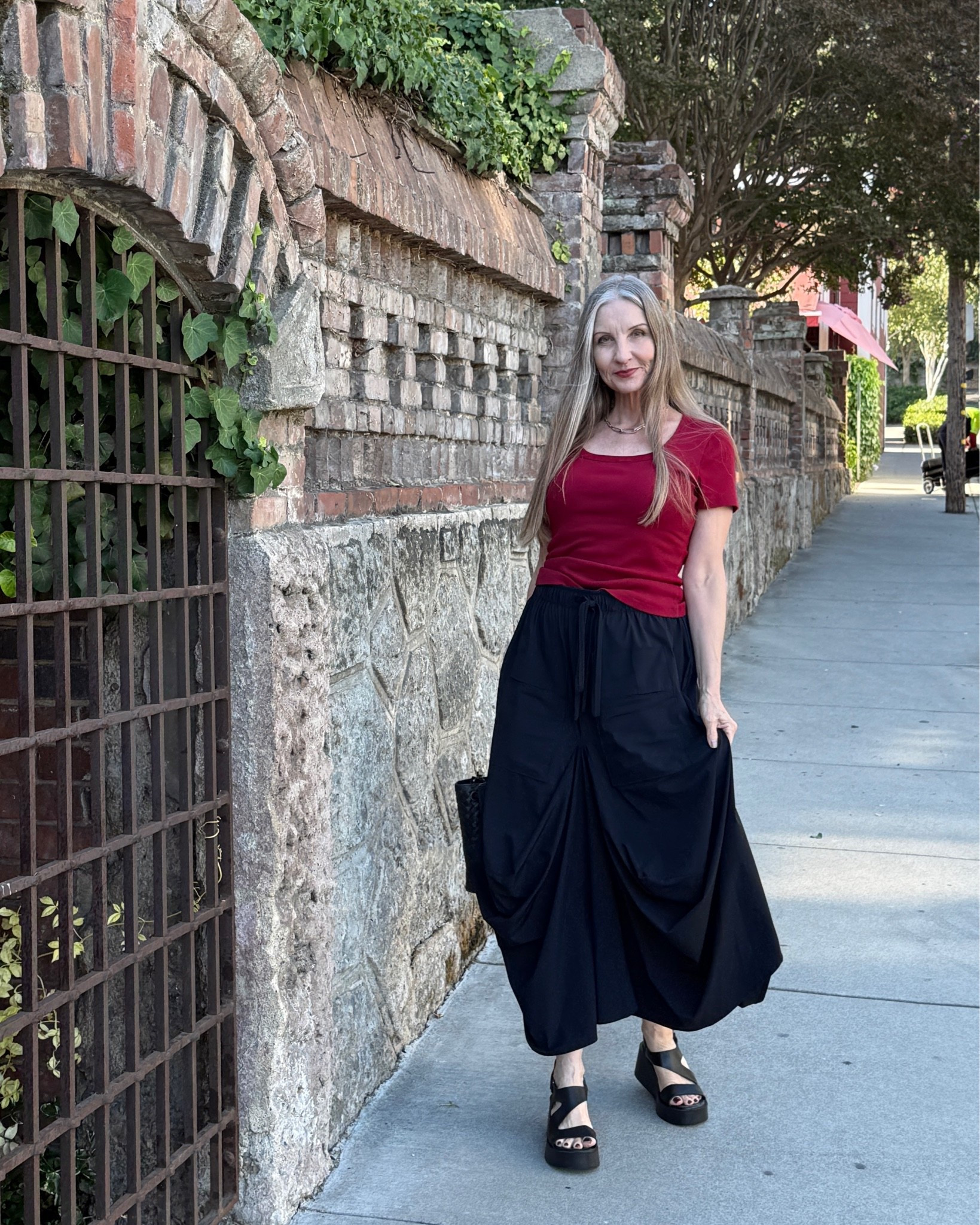 The coolest skirt ever … architectural, comfortable, versatile. #modernstyle #maxiskirt #midiskirt #edgy #minimaliststyle #cool

#LTKOver40 #LTKdayinmylife #LTKMidsize
