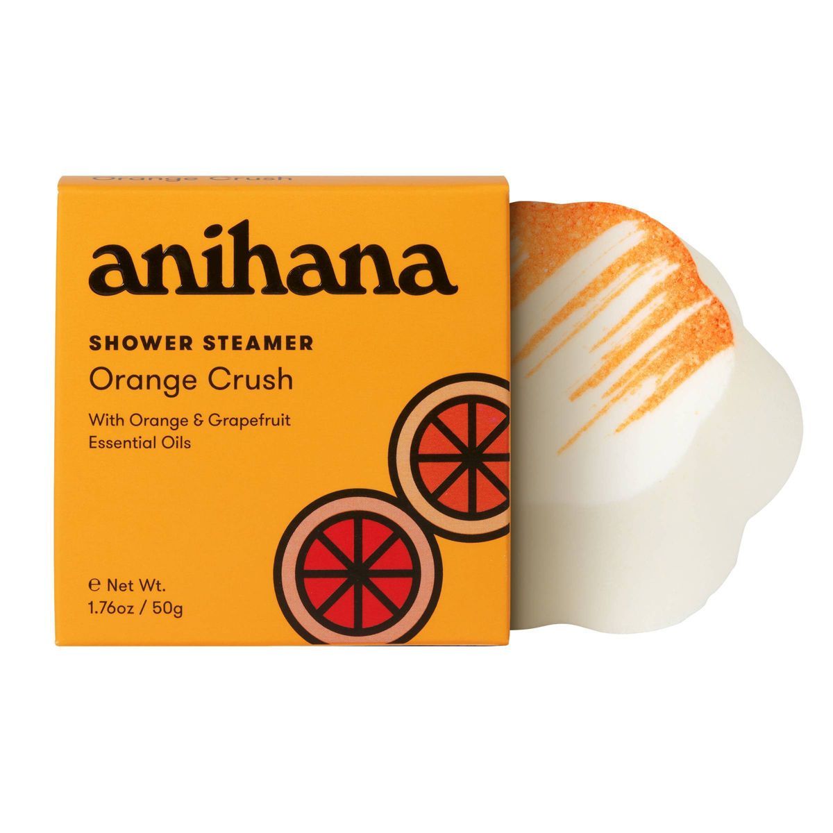 anihana Aromatherapy Essential Oil Orange Crush Grapefruit Shower Steamer - 1.76oz | Target