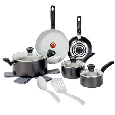 T-Fal 12pc Simply Cook Ceramic Cookware Set | Target