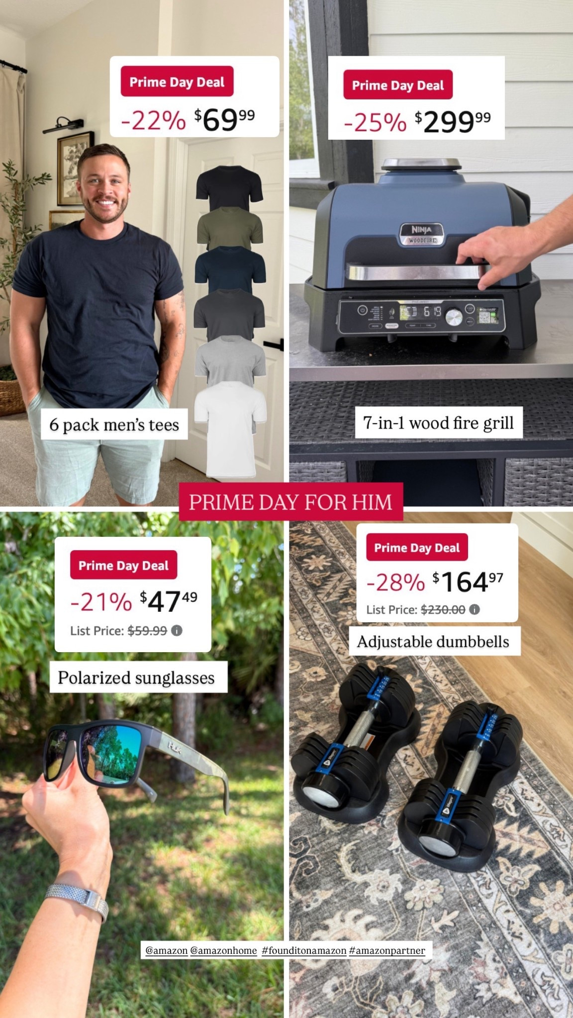 Some of my favorite PRIME DAY deals for him!! We use & love all over these. They are makes WAY DOWN! @amazon @amazonhome #founditonamazon #amazonpartner

#LTKMens #LTKFamily #LTKSaleAlert