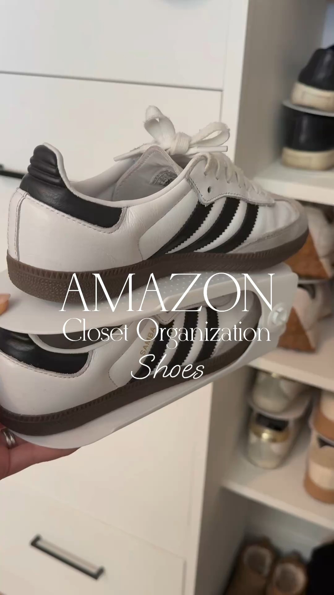 Amazon closet organization for shoes. These shoe stackers create so much extra space  

#LTKSaleAlert #LTKShoeCrush #LTKHome
