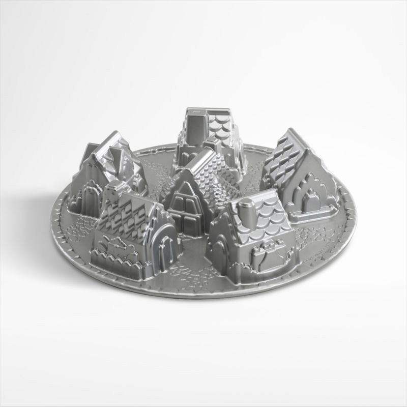 Nordic Ware Cozy Village Baking Pan | Crate & Barrel | Crate & Barrel
