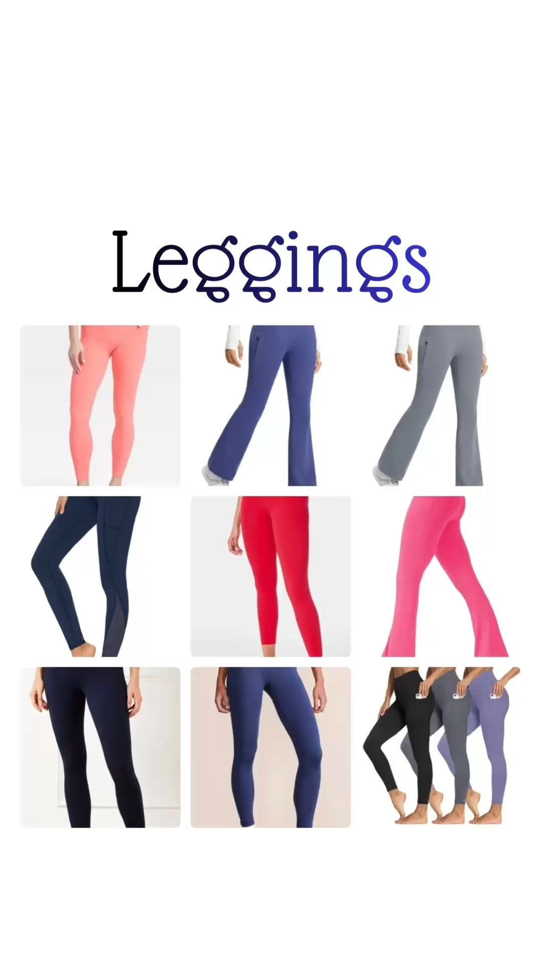Discover leggings for every day! This collection offers everything from multi-packs to cozy fleece styles. I’ve highlighted some of my personal favorites that I love wearing to teach fitness classes at the gym. Many items come in multiple colors, so feel free to click on your favorites. Don't forget to take note of whether the leggings have pockets, especially if that's an important feature for you.

#LTKActive #LTKfitnessgoals #LTKselfcare