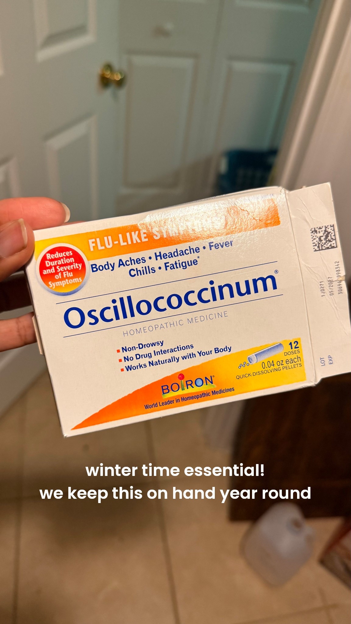 We keep this on hand year round! It’s an essential especially during cold/flu season. It will have you feeling better FAST! 