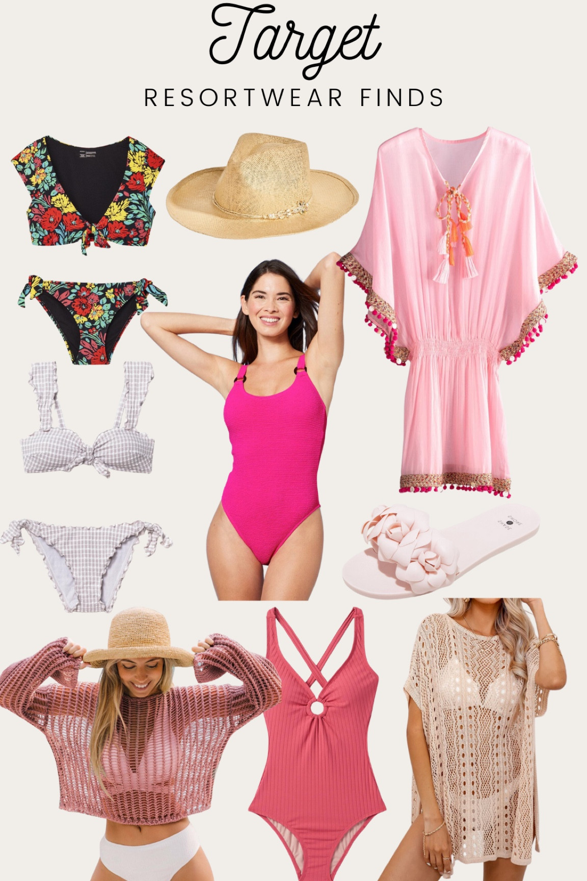 Target resortwear essentials ✨ Target swim / target swimwear / target resort wear / target fashion / target swimsuits / one piece swimsuit / one piece swimsuits / bikini / bikinis / swim cover ups 

#LTKfindsunder100 #LTKfindsunder50 #LTKswim