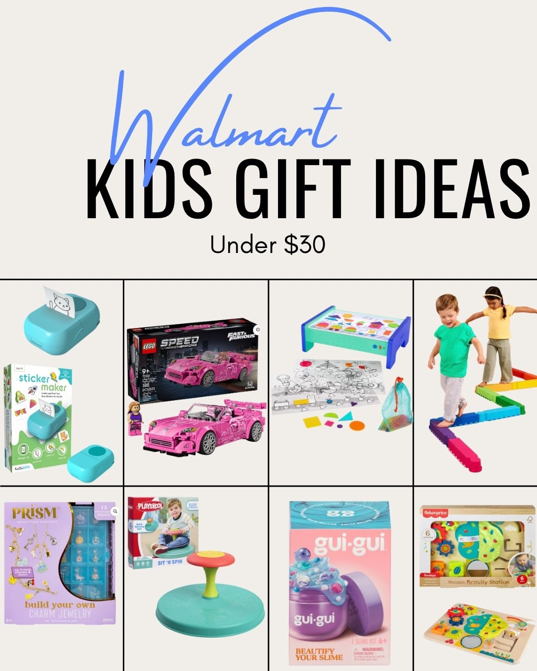 Gift ideas under $30 kids will actually LOVE! And they are from Walmart 💃🏻🎉. From sensory play favorites to interactive gifts these will keep kids entertained for hours! 🎁 @walmart #walmartpartner #walmart 

#LTKHoliday #LTKGiftGuide #LTKKids