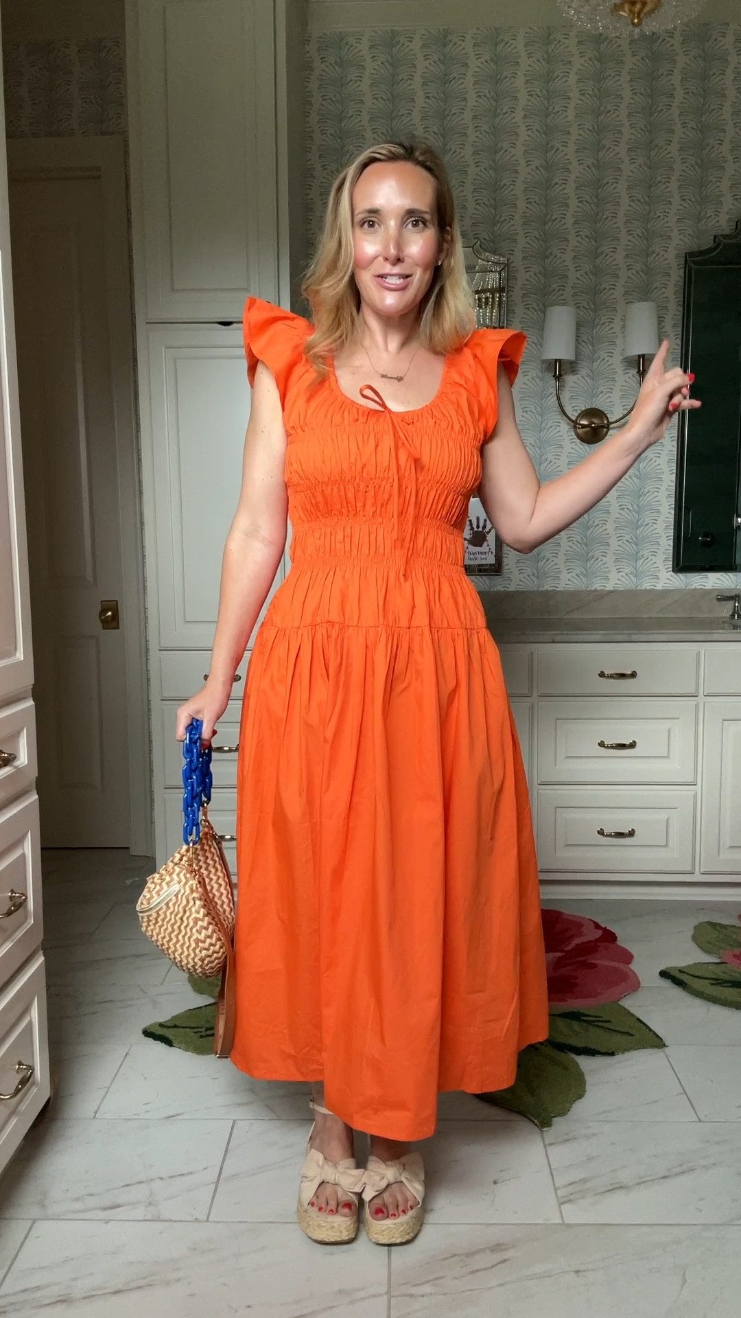 Love this dress for game day! If you need an orange dress for football games, this is perfect for you! But I will just be wearing this in my everyday life! 

#LTKFindsUnder50 #LTKMidsize #LTKBacktoSchool