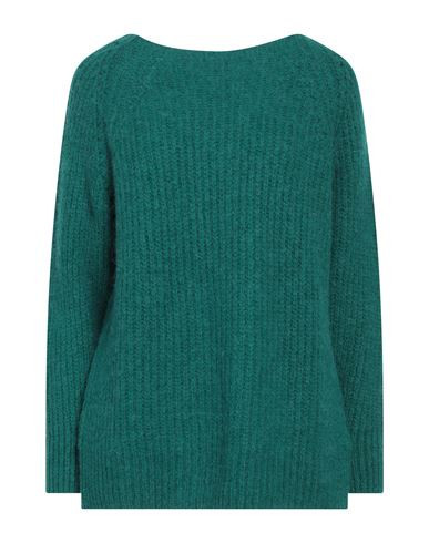 Caractère Woman Sweater Emerald green Size 1 Acrylic, Polyamide, Alpaca wool, Virgin Wool | YOOX (US)