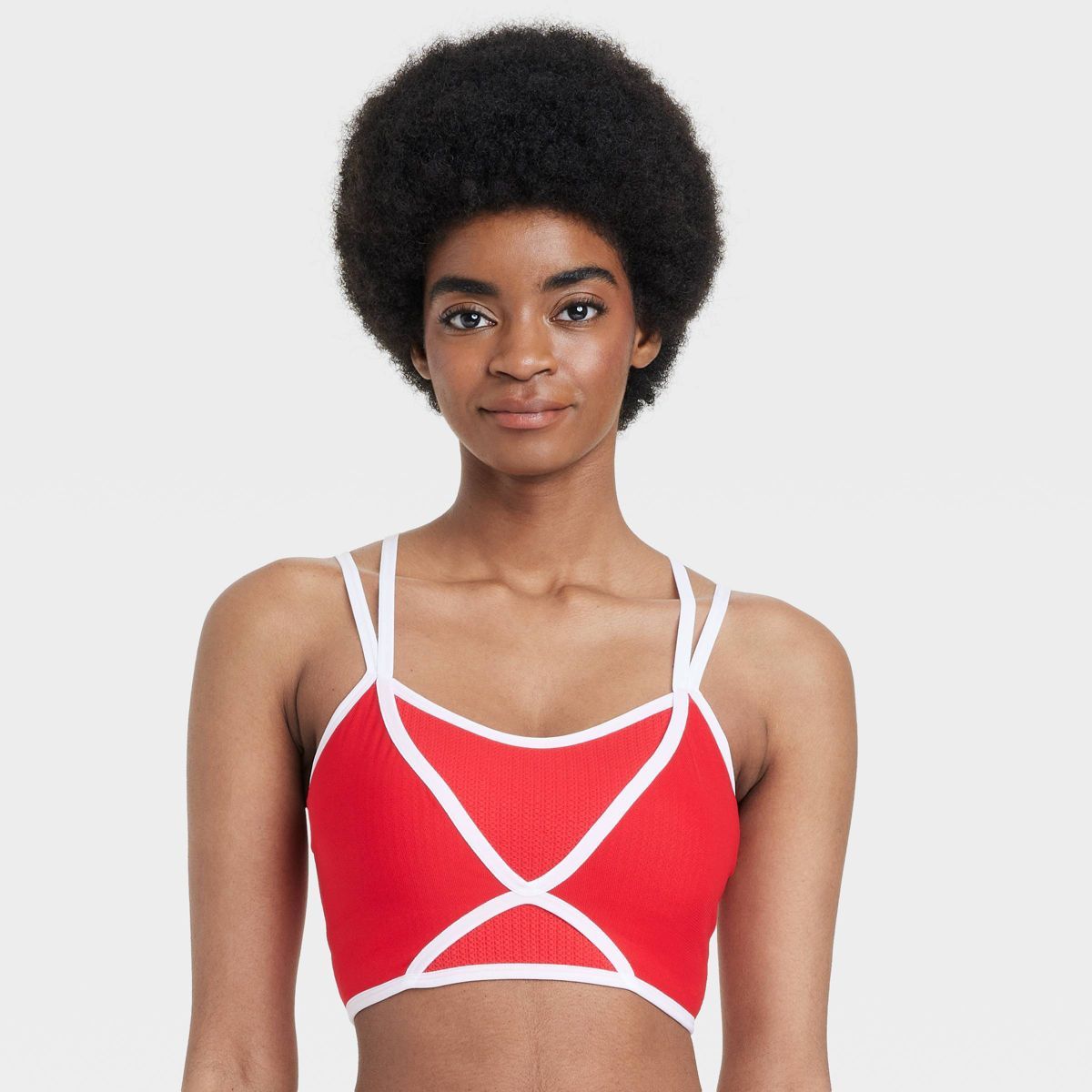 Women's Contrast Trim Layered Bralette - Colsie™ | Target