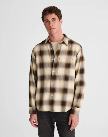 Lightweight Flannel Button-Up Shirt | Madewell