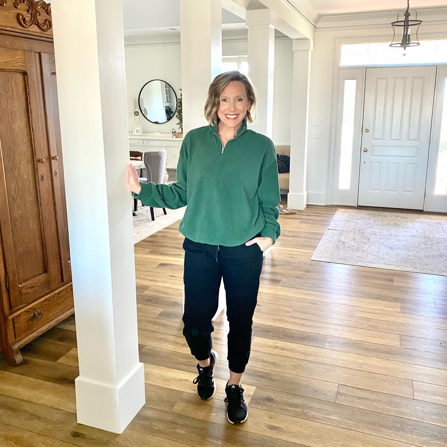 Got this new quarter zip and I love it! It’s so warm and soft. My favorite joggers are always in rotation. It all runs tts.

#LTKtravel #LTKfindsunder50 #LTKstyletip