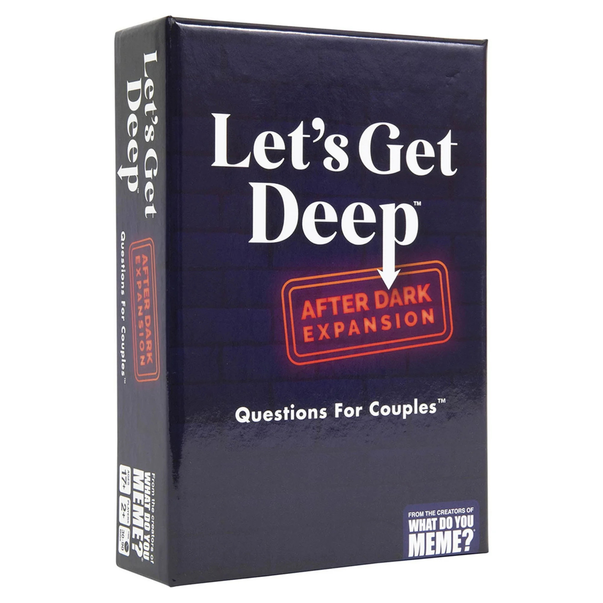 Let's Get Deep: After Dark Expansion Pack Designed to be added to the Core Game By What Do You Me... | Walmart (US)