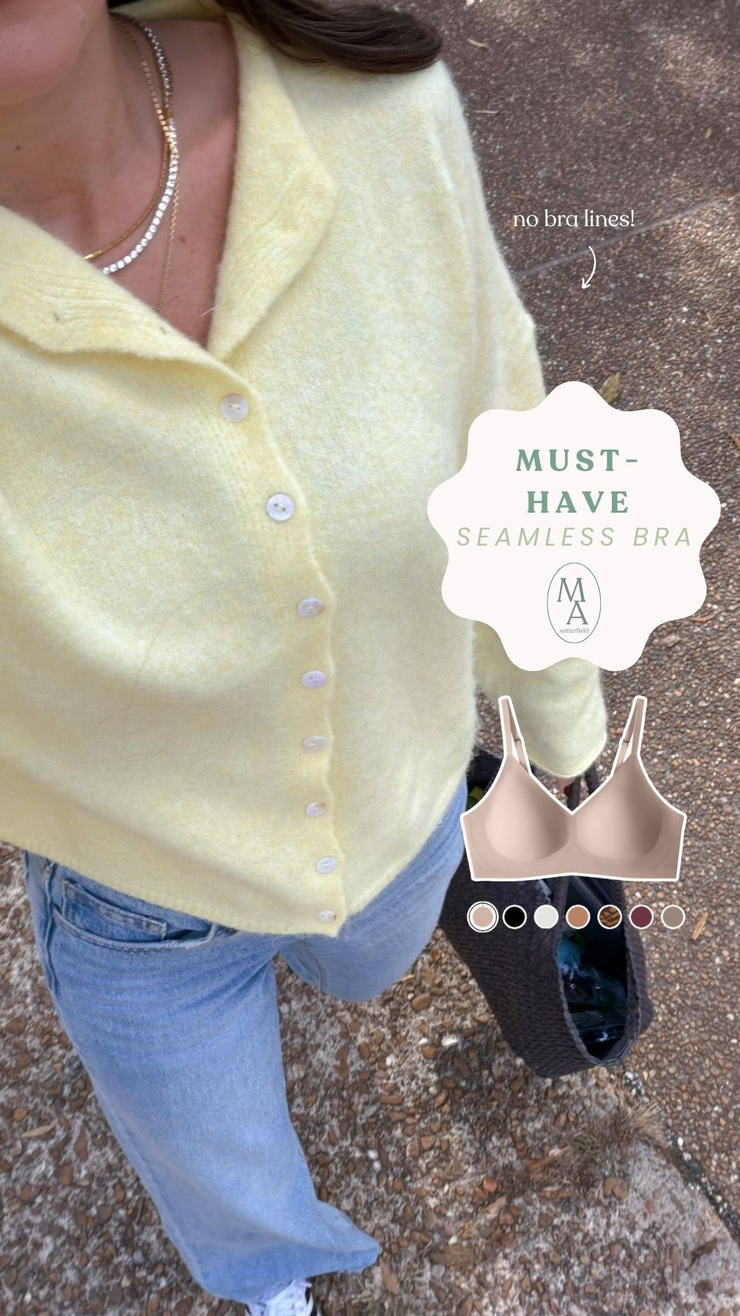 The seamless bra of my dreams! No bra lines and blends in with skin even when you wear lighter tops! 

#LTKootd