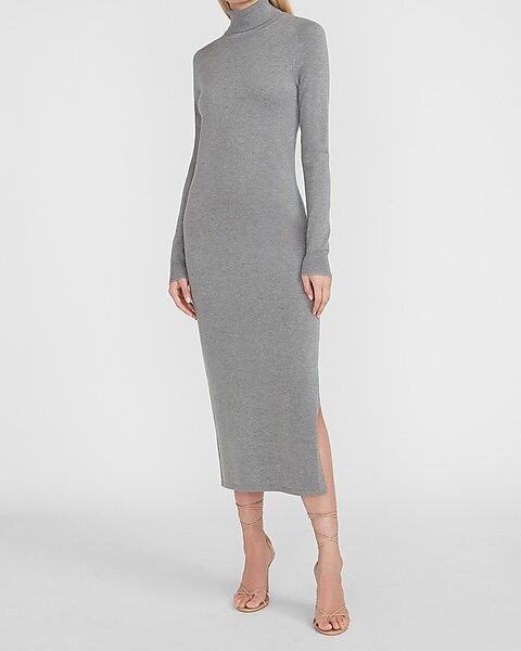 Turtleneck Maxi Sweater Dress | Express