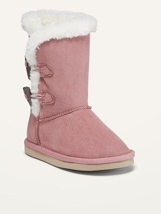 Faux-Fur-Lined Boots for Toddler Girls | Old Navy (US)