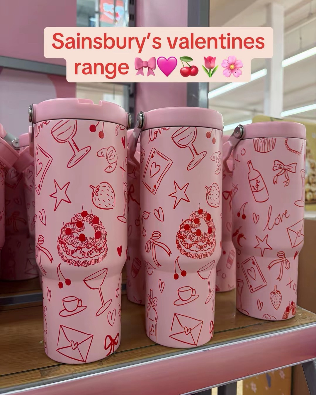 Valentines range at sainsburys and it’s all SO CUTE 🩷🎀🌸🍓🍒✨ absolutely love it!! All perfect for gifts for Valentine’s Day 🩷

#LTKgiftguide #LTKuk #LTKdatenight