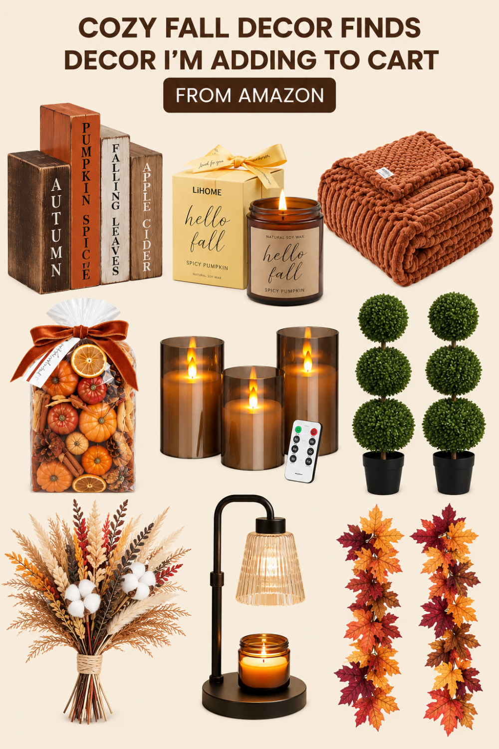 Currently adding all the cozy fall things to cart 🍂🤎 Rounded up my favorite fall decor finds for making your home feel warm, seasonal + put together without completely redecorating. Tap to shop the edit ✨  

fall decor | halloween decorations 

#FallDecor #FallDecoratingIdeas #FallHomeDecor #FallFinds #CozyFallDecor #AutumnHome #HomeDecorFinds 

 #LTKSeasonal #LTKHome