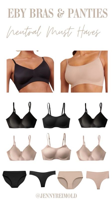 Use code jennyreimoldfs15. 

Eby is the size inclusive, incredibly comfortable seamless bra and underwear brand that propels women out of poverty! Eby’s best selling Bralette Bundle offers both a nude and black bra with their signature seamless support system and no-slip technology. Also try their Relief Bra!  

@joineby #joineby #ebyempowerment


#LTKstyletip #LTKfindsunder100 #LTKover40