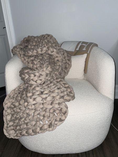 Nuzzie Chunky Knit Cozy Weighted Blanket!! Follow @hollyjoannew for style and beauty! So glad you’re here babe!! Xx

Taupe/Dusty Rose color shown (many more colorways) *this is the 12lb. size

Home Finds | Home Decor | Amazon Home Finds | Minimalist Aesthetic | Luxe | Luxury Throw Blanket | Stress Reducing | Anxiety Reducting | Large Chunky Knit Throw

#LTKGiftGuide #LTKMostLoved #LTKhome