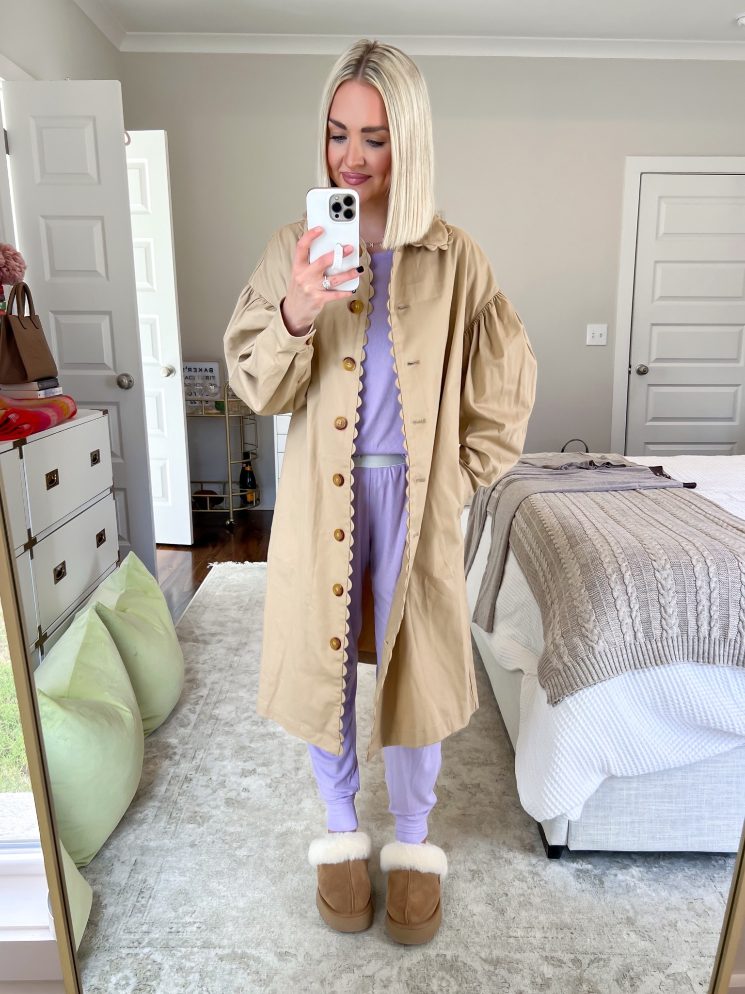 Louis Vuitton Scalloped Edge Trench Coat