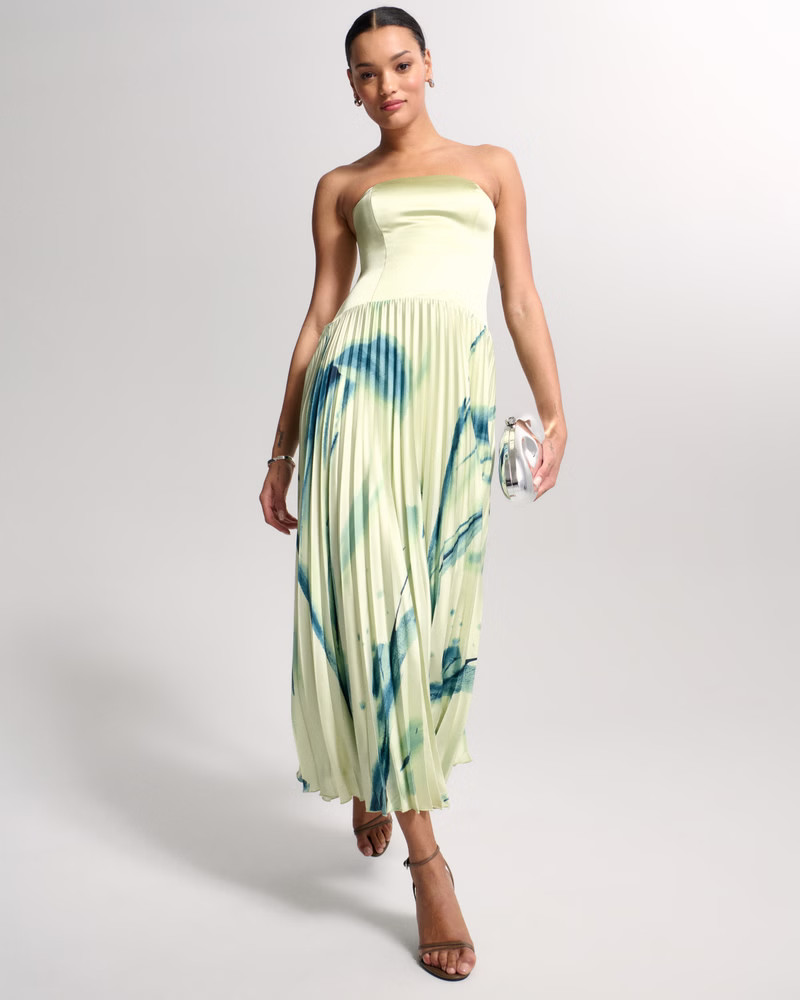 Women's The A&F Giselle Drop-Waist Maxi Dress | Women's The A&F Wedding Shop | Abercrombie.com | Abercrombie & Fitch (US)