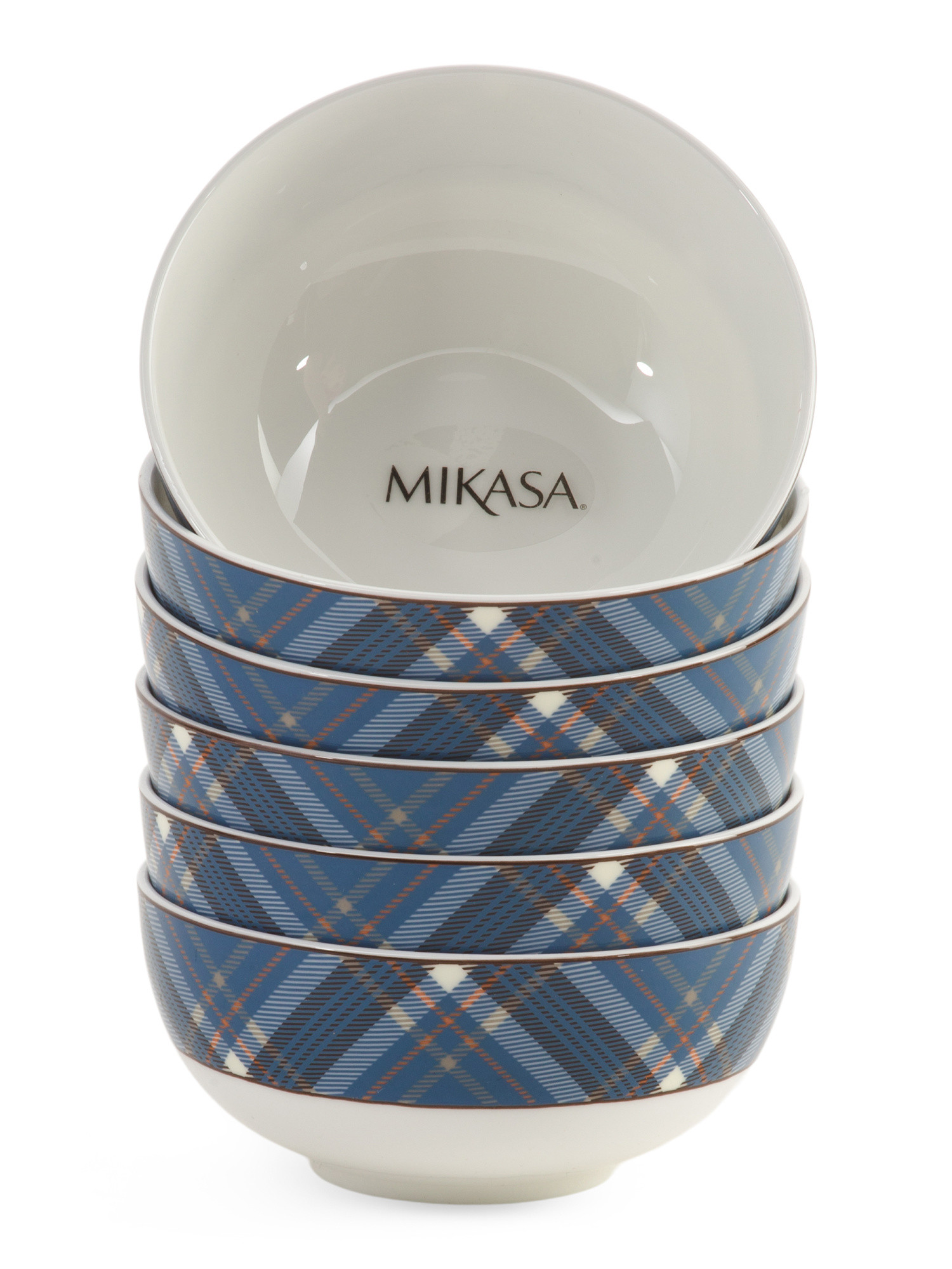 Set Of 6 Bone China Tartan Fruit Bowls | Kitchen & Dining Room | Marshalls | Marshalls